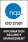 NQA certified, ISO 27001 Information Security Management
